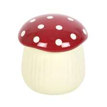 Something Different Mushroom Oil Burner (Cream/Red) - 100% Mixed - (SD5514) - Cream - View 2