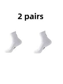2/1 Pair, Men's Mid Tube Socks, Men's Sports Socks, Men's Badminton Socks, Sports Training Socks, Women's Sports Socks, Practical Professional Basketball Socks, Football Socks, Badminton Socks, Towel Bottoms, Sports Running And Long-Distance Running Socks, Suitable For Youth/Students/Sports Outfits - Multicolor - View 7