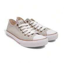 Women's Retro Sneakers – Comfort, Style And Grip With Rubber Sole - 淺灰色 - 查看 6