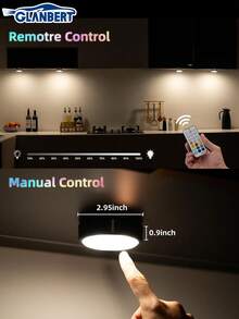 GLANBERT Luces LED decorativas inalámbricas para automóvil con control remoto, luces LED ambiente táctiles de alta luminosidad y multimodales, luces LED RGB de 13 colores cambiantes para el interior del automóvil, decoración para el espacio debajo del asiento