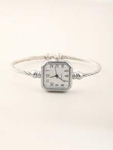 新款可爱简约时尚女士手链表可爱罗马方形小头奢华女士手链表合金石英表礼物