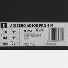 Adidas Zapatillas de running ADIZERO ADIOS PRO 4 M para hombre, de corte bajo, JR1656
