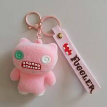 可爱大牙齿趣味娃娃吊坠，汽车钥匙扣卡通趣味动物娃娃吊坠，包包钥匙扣圣诞礼物包包挂饰汽车老师朋友姐妹礼物创意 - 彩色 - 查看 16