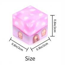 64/100/128/160片磁性积木 - 童话粉色城堡，梦幻城堡磁性积木套装，STEM教育学习玩具，创意磁性积木玩具，STEM感官立方体。DIY搭建游戏感官礼物，节日和生日礼物，适合男孩女孩（部分颜色随机） - 彩色 - 查看 12