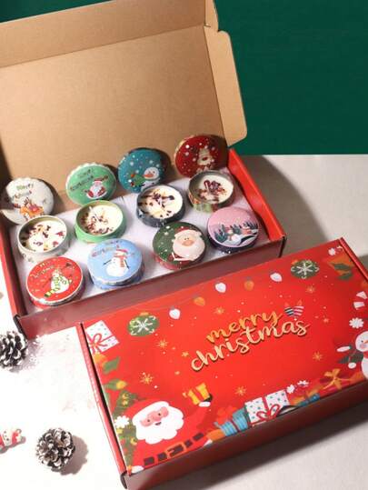 Colored Jar Aromatherapy Candles, The Best Gift For Friends, Valentine's Day, Atmosphere Decoration, Gifts For Mothers, Gifts For Girlfriends And Wives, Gifts For Fathers, Daughters And Sons, Soybean Oil Candles, Atmosphere Halloween, Autumn, Festivals, Christmas, Winter, Festivals, Holidays (Without Packaging Box)