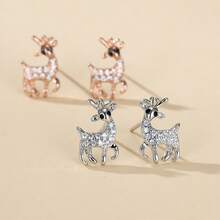 1 Pair Delicate Floral Earrings, Gentle & Fashionable Korean Style, Suitable For Daily Wear