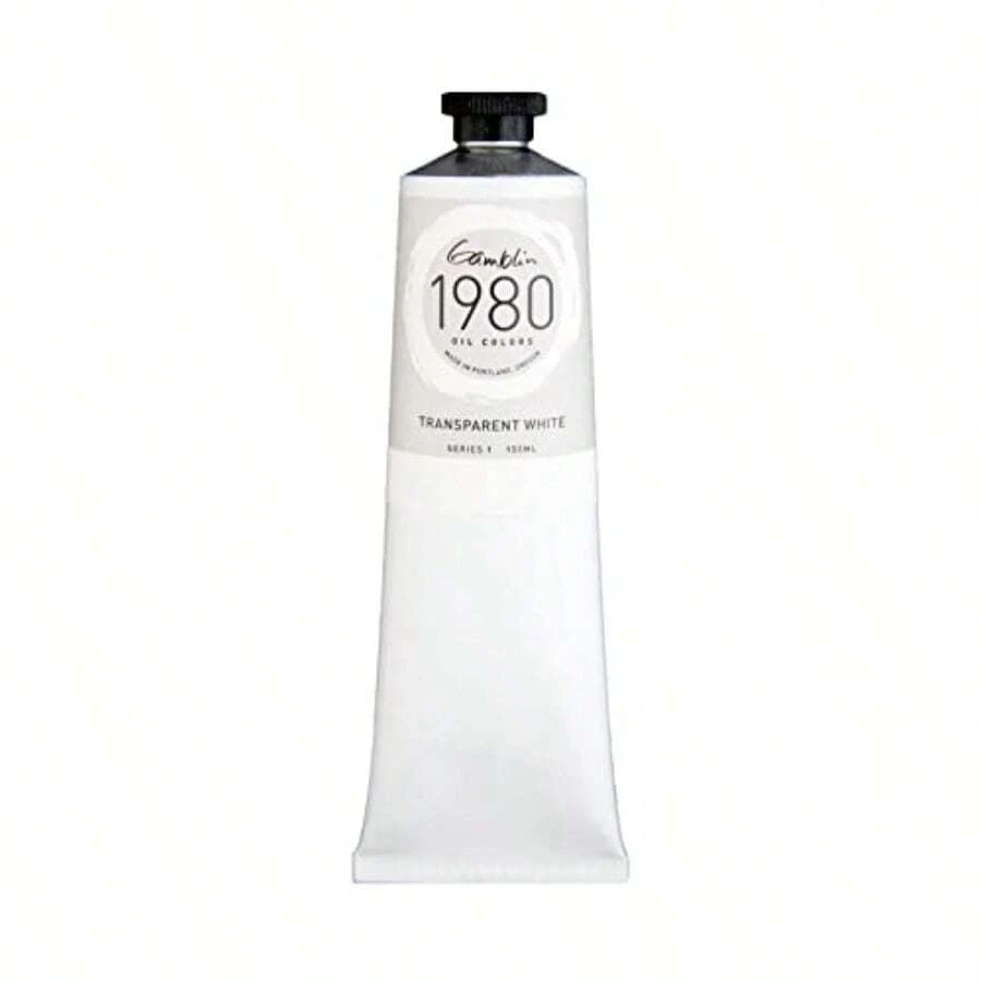 Gamblin 1980 Oil Paint Transparent White 150ml