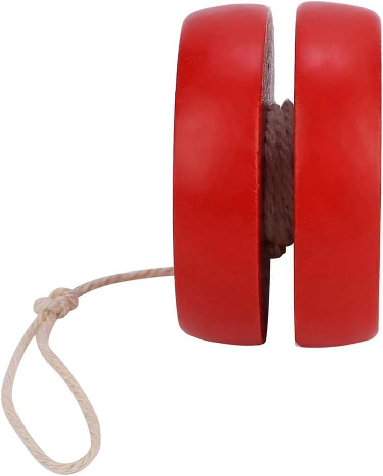 Dioche YoYo con Cuerda, patrón de Dibujos Animados Lindo Juguete de Pelota de yoyo para Principiantes de, Juguete de enseñanza de educación temprana para niños Escarabajo - 1 - Añade 9