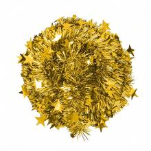 LIVINGANDHOME Living And Home Collapsible 1.2M Pop Up Tinsel Christmas Tree With Base,Christmas Decoration,Xmas Decor Tree - Gold - View 6