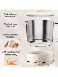 可折叠旅行水壶，户外便携式迷你折叠水壶，304不锈钢电水壶 - 查看 4