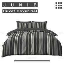 VELVETIO Junie Printed Duvet Cover Soft And Smooth Breathable Quilt Set With Matching Pillowcase - Multicolor - View 7