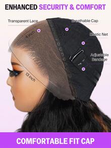 MEGALOOK 13x4蕾丝前假发 #30 高光直发 100% 真人处女发 - 预漂白发结，预拔毛发际线，透明蕾丝 - 优质处女雷米发，轻盈可调节帽 - 柔软有弹性，全天舒适，极少掉发 - 隐形自然发际线，适合 - 新娘、圣诞派对、约会之夜、度假 - SNATURAL/30 - 查看 10