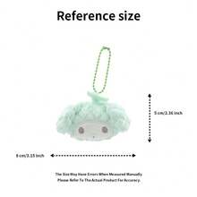 Mặt dây chuyền Sanrio My Melody kỷ niệm 50 năm hình quả đào, Mặt dây chuyền bằng vải nhung dễ thương với thiết kế chủ đề quả đào, Chất liệu vải nhung ngắn mềm mại nhồi bông PP, Chi tiết nơ và diềm xếp đáng yêu, Phụ kiện túi xách/chìa khóa nhẹ cho trẻ em và người lớn, Đường khâu bền, Lý tưởng cho ba lô/ví/chìa khóa, Món quà hoàn hảo cho người hâm mộ My Melody, Bộ sưu tập Sanrio xuyên biên giới hấp dẫn - Nhiều màu - Xem 3