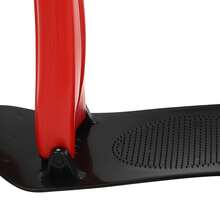 3-Pack HDPE Snow Scooters With Triple Track Base, 176LB Capacity & -22°F Cold Resistance, Foldable Ski Sleds For Kids 5+ - Red - View 8