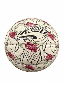 veidoorn 1 pieza Baloncesto de goma de la serie Rosa, talla 7 estándar, para entrenamiento en interiores y exteriores, con absorción de humedad y resistencia al desgaste, regalo perfecto para novia/novio - Mi Hong - Ver 6