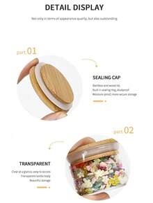 指甲刷清洁工具加厚玻璃洗笔水晶杯不锈钢网滤杯精致多用途玻璃刷清洗器带竹盖 - 笔清洗和存储解决方案