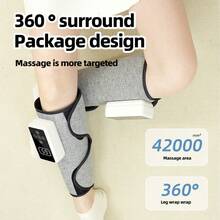 Beinmassagegerät, ein Mini-Luftdruckbeinmassagegerät mit Heizfunktion, ein Beinmassagegerät mit drei Intensitäten und drei Modi, einfach zu bedienen, kann Muskeln entspannen, geeignet als Geschenk für Familie und Freunde während der Feiertage