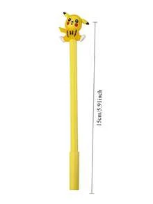 قلم كرتوني كيوت بتصميم بيكاتشو، قلم توقيع كيوت هدية مكتبية، قلم توقيع