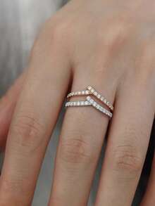 خاتم فضة إسترليني 925 بتصميم بسيط، خاتم مرصع بالكامل بالماس للنساء، مقاسات صغيرة وكبيرة، هدية فاخرة فريدة، مناسب للارتداء اليومي