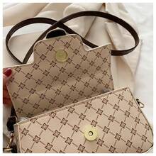 Bolso Bandolera Hombro Para Mujer Con Estampado Retro Moda bandolera hombro para mujer con estampado retro moda diseño unico estampado vintage resistente materiales faciles de limpiar correa ajustable ideal para diario fiestas y regalo moda - Marrón - Ver 8