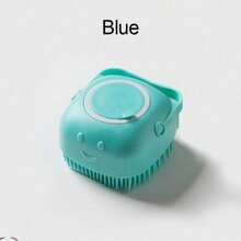 [Gentle Silicone Brush For Dogs]Gentle Silicone Pet Brush For Cats And Dogs - Massage Cleaning, Built-In Shampoo Dispenser, Super Comfortable Massage - Multicolor - View 6
