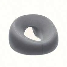 1pc Multifunctional Soft O-Shaped Face Pillow | Soft Fabric, Suitable For All Seasons, Ideal For Adults, Spa And Beauty Salon Use, Zipper Closure - Multicolor - View 7