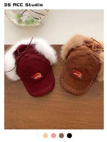 1pc Vintage Leopard Print Letter Embroidered Soft Crown Unisex Baseball Cap, Fashion Streetwear Curved Brim Cap