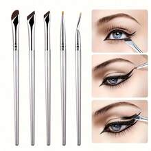 Set di 5/7 pennelli per il trucco degli occhi, versatili per eyeliner, ombretti, illuminante, portatili per i viaggi