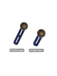 6pcs Pants Waist Extender, Universal Jeans Waist Adjustable Buckle, Waistband Extender Buttons, Pants Waist Stretching Buttons, Easy To Use Without Sewing, Maternity Pants Extender, Available In 1/2/4/6pcs
