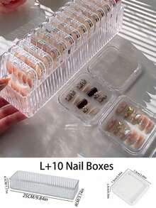 1pc/6/10pcs Elegant Acrylic Makeup Storage Box For Vanity - Versatile Drawer Organizer For Eyeshadow, Skincare, And Cosmetics - Perfect For Autumn And Holiday Decor, Ideal For Bedroom And Home Organization, Enhance Your Space With Stylish Fall And Festival Touches, Great For Christmas, Thanksgiving, New Year, And Valentine's Day Celebrations - Clear - View 19