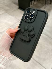 1pc 3D Cat Claw Phone Case, Cute, Compatible With IPhone 16 Pro Max/16 Plus/16 Pro/16, Gift For Kids Or Yourself, Ins Style, Anti-Fall Full Coverage Rear Camera Protection, High-End Phone Case Compatible With Samsung, Apple, OPPO, VInor, Xiaomi, Galaxy, Redmi