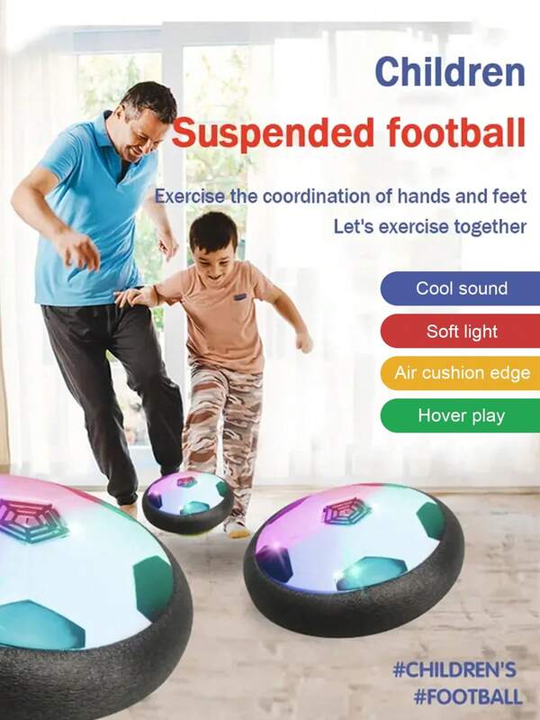 Hover Soccer Ball With Lights, Interactive Parent-Child Creative Educational Sports Toy