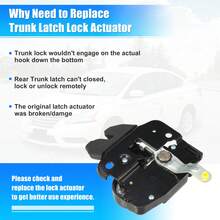 Chapa Cerradura Cajuela Para Tiida 07-17 #84631-ed400 - Negro - Ver 4