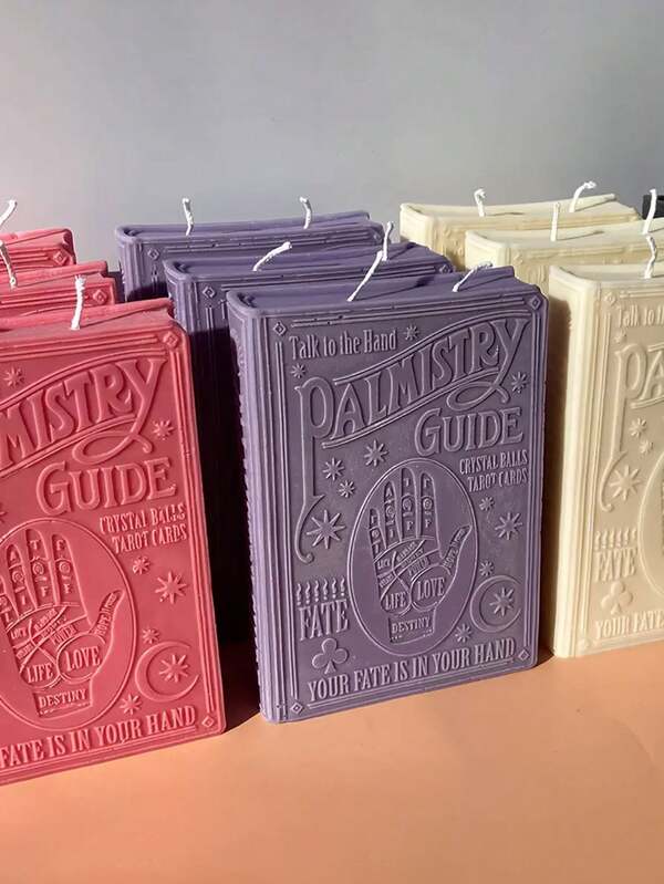 3D Book Silicone Mold For Resin, Soap, And Plaster Crafts - Durable, Non-Deformable, High-Temperature Resistant, Easy To Clean & Demold - Perfect For Beginners - Wax Molding Materials, Crafting Supplies, Creative Crafting, Decorative Crafting, Easyrelease Material, Crafting Tool, Craft Enthusiasts, Soap Making, Unique Shapes, Nondeformable Material, Craft Lovers, Palmistry Book In English, Palmistry Book English