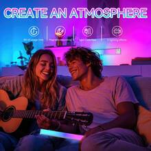 ضوء خزانة مغناطيسي قابل للشحن بمنفذ USB من سبيكة الألومنيوم، ضوء ليلي بمستشعر حركة RGB، وضعي إضاءة ملونة وإضاءة دافئة، قابل للتعتيم، مناسب لإضاءة غرفة النوم والمطبخ والممرات