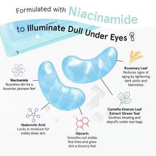 6 Lightening And Brightening Eye Masks To Reduce Dark Circles, Eye Puffiness, Eye Bags, Wrinkles, Gel Eye Masks, Nurse's Gift, Vegetarian And Cruelty-Free Self-Care - Màu xanh lam - Xem 6