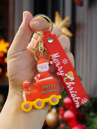 1 Stück Weihnachtsdekoration Weihnachtsmann Rentier Baumschmuck, Weihnachtsgeschenkverpackung, Weihnachtsabend Schlüsselanhänger Anhänger Taschenschmuck Auto Lehrer Freundin Schwester Geschenkideen