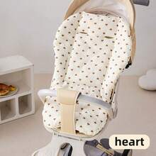 Infant Stroller Pad, Corduroy Fabric, Anti-Slip, Thick & Warm, Comforting, Cold-Proof Cotton Pad, Suitable For Autumn/Winter Outdoor Use