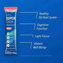 Gwynne Supercalm bebida en polvo nutricional 20 unidades suplemento relajante nutrición bienestar saludable fácil disolver vitaminas minerales descanso sueño manejable paquete práctico - Otros - Ver 2