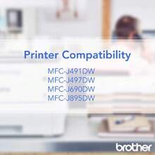 Printer LC3013Y Single Pack Cartridge Yield Up To 400 Pages LC3013 Ink Yellow (Pack Of 2),23715354 - Mustard Yellow - View 2