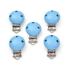 10个实木夹子，3孔多色可选，鳄鱼夹，珠宝固定夹 - 彩色 - 查看 12