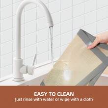 Oven- Baking Mat, High-Temperature Resistant Silicone Baking Mat, Non-Stick Baking Mat, Silicone Cookie Sheet, Easy To Clean And Reusable Baking Tray, Suitable For Making Cookies, Macarons, Bread - Cut-corner Silicone Baking Mat - View 5