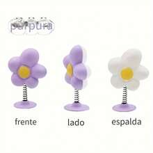 1pieza, accesorios decorativos multifuncionales para casco: adorables decoraciones de flores, aptas para cascos de bicicleta, bicicleta eléctrica, motocicleta y patineta, fabricadas en material PP duradero, en colores rosa, morado, azul y blanco. - SEÑOR - Ver 3