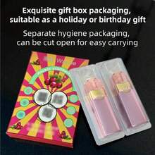 Wthen 2 piezas/Caja Filtros de cigarrillo con sabor a fruta, desodoriza, refresca el aliento, esencial para el hogar, fiestas, citas, regalo, portátil, accesorio de fumar asequible, alternativa al cigarrillo electrónico, decoración de habitaciones - Multicolor - Ver 4