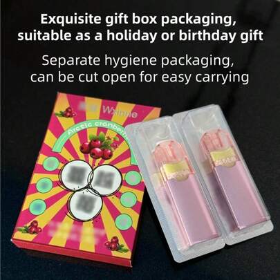 Wthen 2 st/ask cigarettfilter med fruktsmak, luktborttagning, fräsch andedräkt, oumbärligt för hemmet, fest, dejting, present, bärbart, prisvärt röktillbehör, alternativ till e-cigarett, rumsdekor