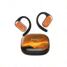 HTC NE10 Bluetooth Headset With Directional Sound Technology, Clear Stereo Surround Sound, Quicksand Light Effect, Lightweight Soft Silicone Material, Optimized For Business Commuting, Orange - Orange - View 7