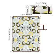 Thickened Waterproof Camping Picnic Mat Portable Outdoor Moisture-Proof Mat Oxford Cloth Beach Mat Home Lawn Mat - Multicolor - View 8