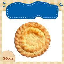 30pcs/Pack Cute Dessert & Cookie Shaped Memo Stickers, Scrapbooking Supplies, School Stationery, Waffle, Cookies Design, Diary, DIY Background, Removable & Reusable Student Notes