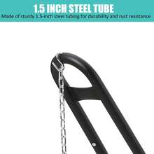 Universal Heavy-Duty Steel Hammock Stand, Adjustable 9.5–14 Ft Portable Hammock Frame For 2 People, 450 Lbs Capacity, Rust-Resistant Metal Stand For Patio, Porch, Balcony & Backyard - Black - View 2