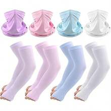Conjunto De 4 Pares De Mangas Para Brazos Y Bandanas Deportivas Para Hombre Y Mujer - ProteccióN UV, Ideal Para Actividades Al Aire Libre Como Ciclismo, Senderismo Y Escalada - Color - Ver 13